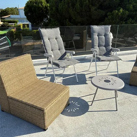 펜션 Maison Neuve De Plein Pied Vale De Lobo De 60m2 Pres Des Plages 발도로보
